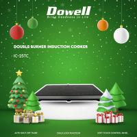 Dowell Double Burner Induction Cooker | Soft Touch Control | 10-Level Power & Temperature | 3500W | IC-25TC