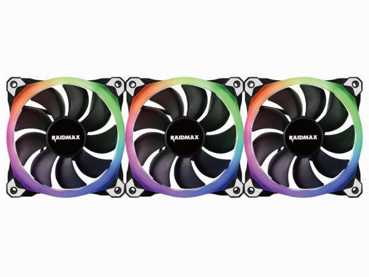 3 rgb вентилятора. Кулер для корпуса Aeromax, 120x120x25mm, 1200rpm, 40cfm, 8-26.7DBA, RGB.