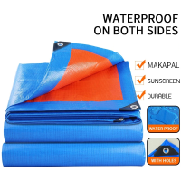 Blue/Green Cover Orange Lona Tarpaulin Tarp Tolda 8X6FT 8X9FT 8X12FT 8X15FT 8X18FT Blue Sack Trapal Waterproof