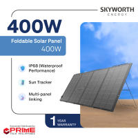 SKYWORTH Energy Foldable Solar Panel 110W / 220W / 400W | IP68 Waterproof | Portable Solar Charger | High-Efficiency Monocrystalline | Compatible with Power Stations | Camping Outdoor & Emergency Backup | 1-Year Warranty