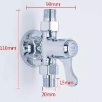 FOJO OfficialBest Two Way Faucet 304 Stainless Steel Dual Function Tap Faucet Bathroom Faucet
