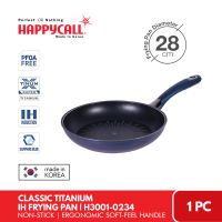Happycall Classic Titanium IH Frying Pan 20cm/24cm/28cm | PFOA FREE | Non-Stick | Ergonomic Soft-feel Handle |  Induction Ready