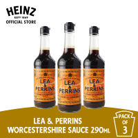 Heinz Lea & Perrins Worcestershire Sauce Bottle 290ML (Pack of 3)