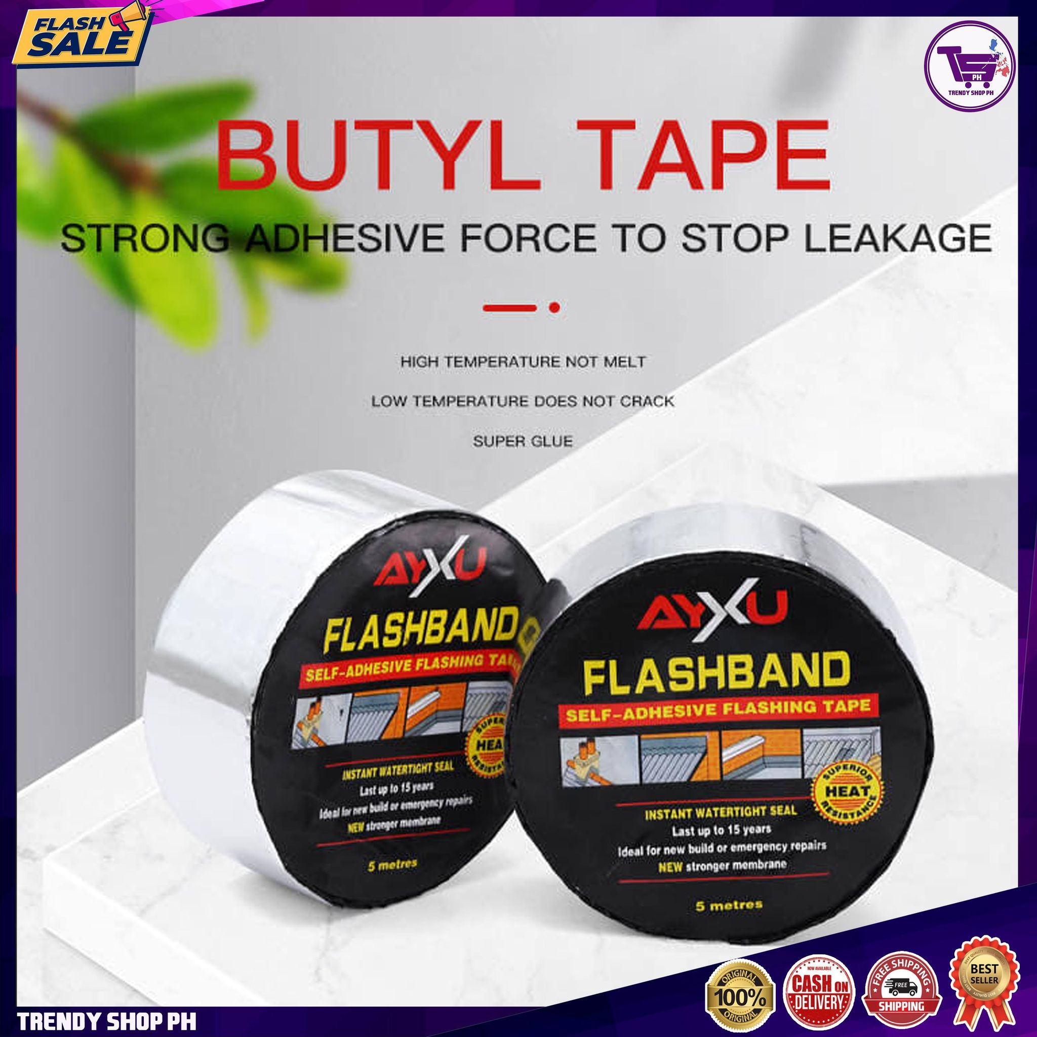 NEW FLASH BAND SELFADHESIVE FLASHING TAPE FLASH BAND SUPER TAPE