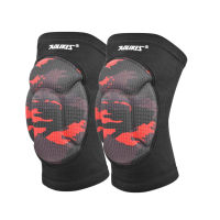 AOLIKES 2pcs Sponge Sports Knee Pads knee brace support Protect Elbow Pads Anti-Collision Breathable Volleyball Tennis Protective Gear