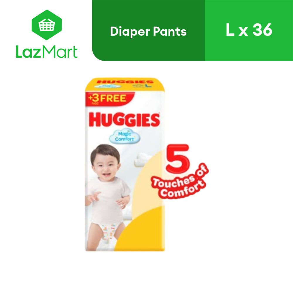 Huggies Magic Comfort Pants Large - 36 pcs