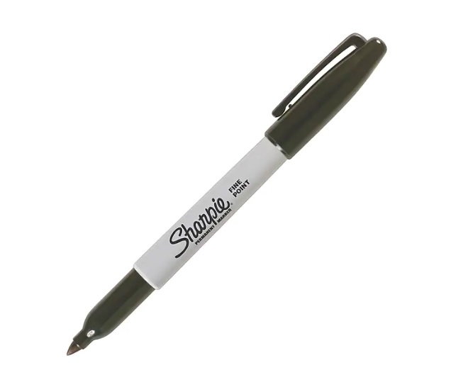 SUPER SHARPIE FINE POINT PERMANENT MARKER 30001 ( BLACK RED )