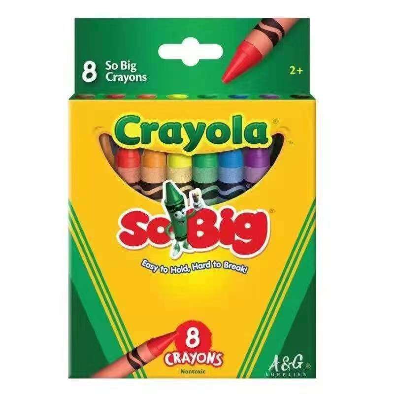 Crayons SO BIG( Set of 8) Pastels Crayon Primary School Student Drawing Tool School Supply
