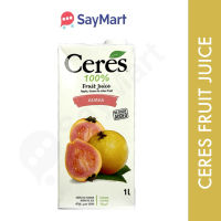 CERES 100% APPLE ORANGE RED GRAPE CRANBERRY KIWI GUAVA JUICE 1 LITER
