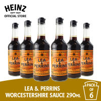 Heinz Lea & Perrins Worcestershire Sauce Bottle 290ML (Pack of 6)