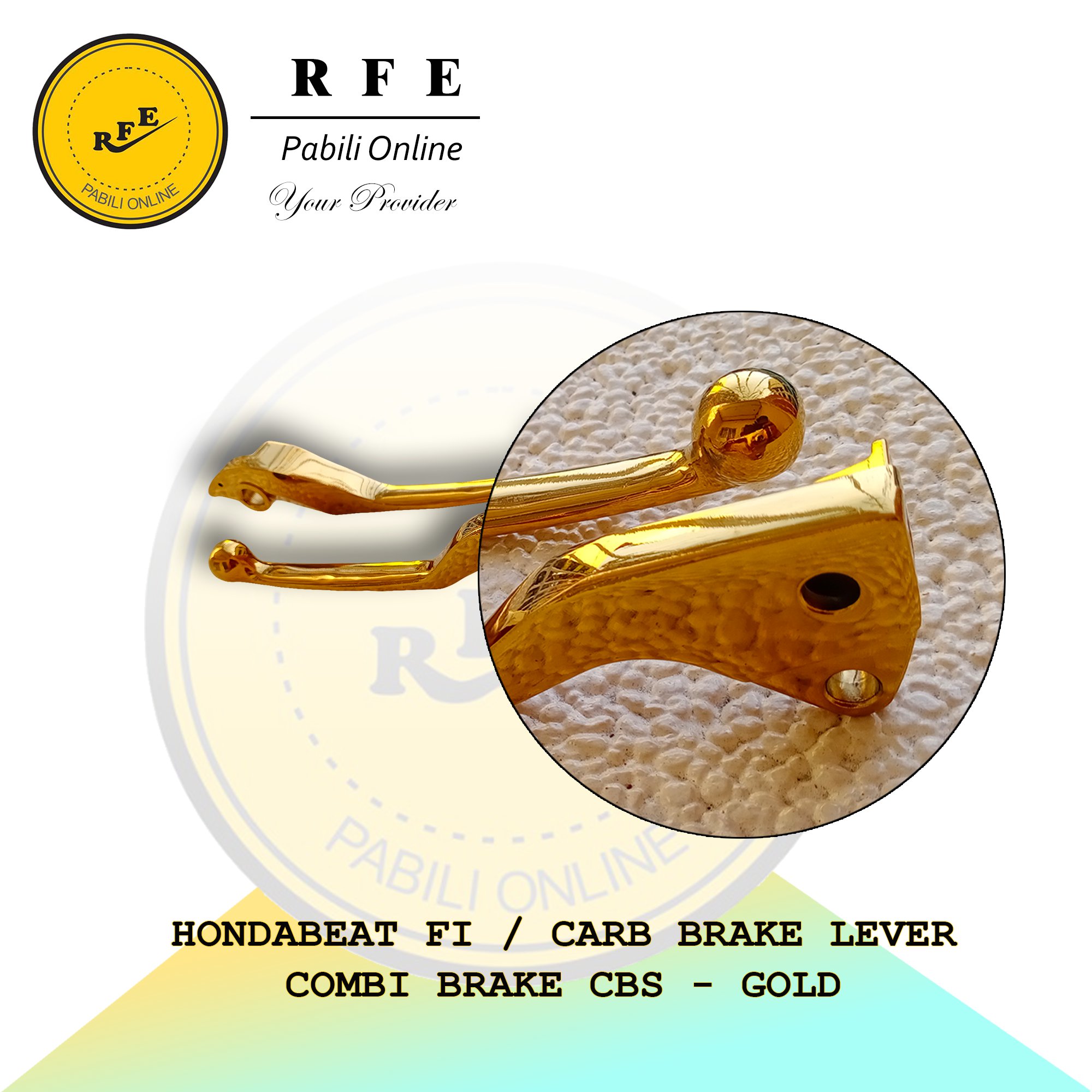 Honda Beat FI Carb Combi Brake (CBS) Brake Lever - Gold review and 