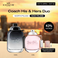 [10.10 EXCLUSIVE] Coach His & Hers Duo (1x Coach Man EDT 100ml 1x Coach EDT Ns 50ml)