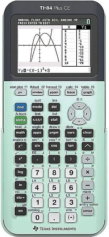 Texas Instruments TI-84 Plus CE Graphing Calculator- Black