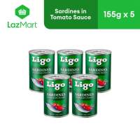 Ligo Sardines in Tomato Sauce 155g - Pack of 5