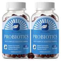 BEWORTHS Probiotic Enzyme Capsules 100 Billion CFU 34 Strains with Prebiotics & Digestive Enzymes for Intestinal Flora Support Digestive Health Longer Lasting Energy For Women & Men