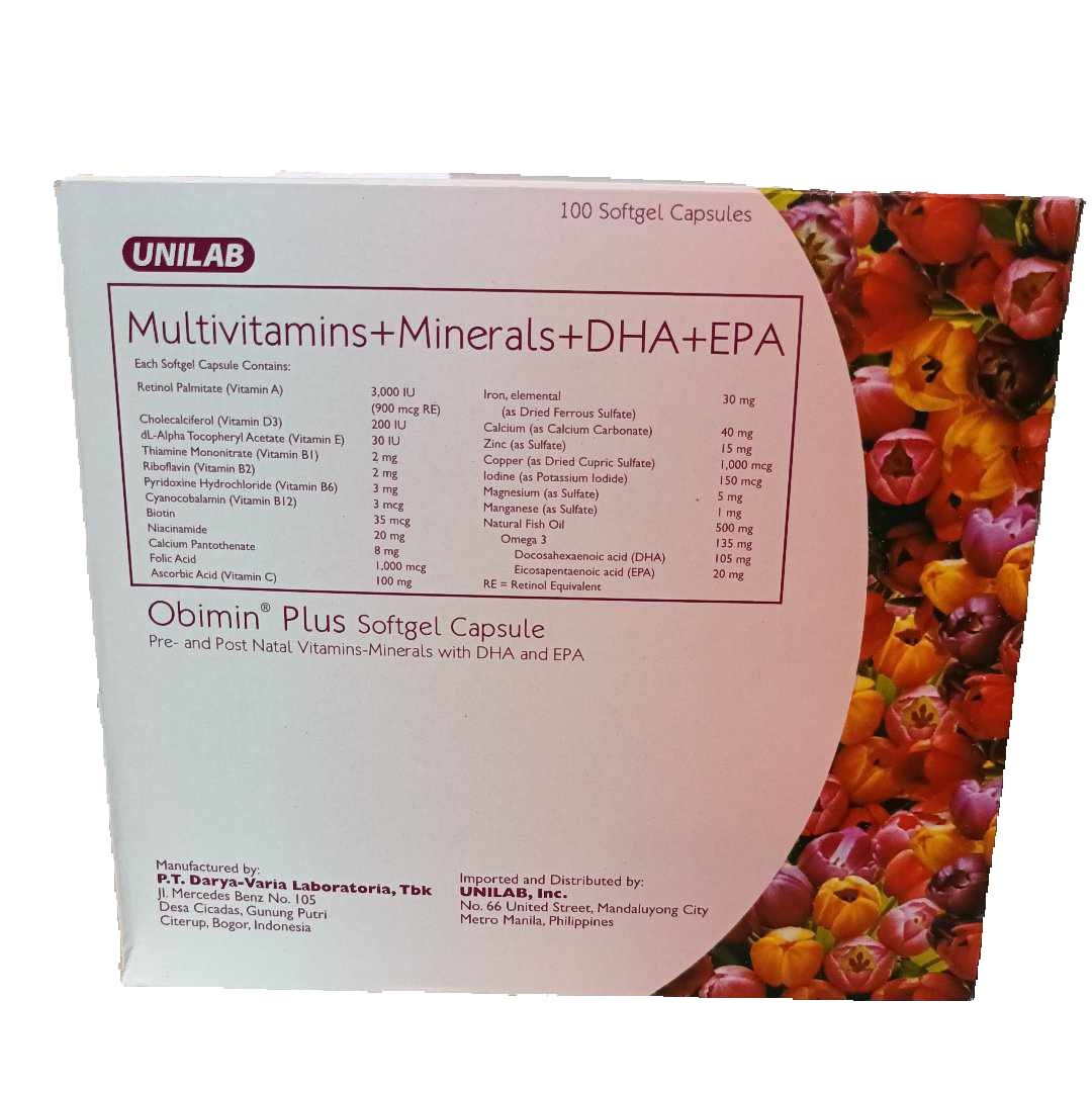 Obimin Plus Prenatal Supplement