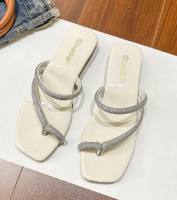 Philippines 2025 fashion brand BEDILz transparent mid-heel thong shoes for women
