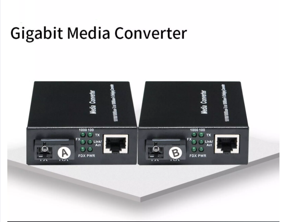 Allan 1000Mbps A/B Gigabit Fiber Optical Media Converter 1000Mbps Media
