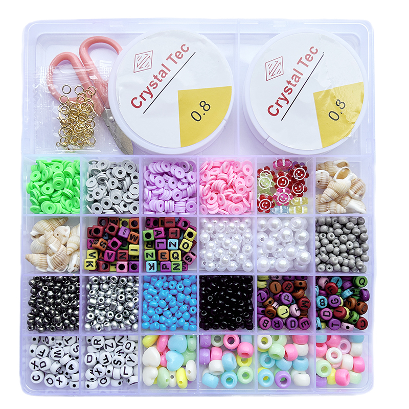 MOSTIN beads for bracelet making set letter beads accessories kit set bracelet diy beads set kit with tools beads set