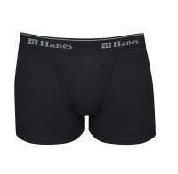 Hanes Black 3-Pack Tagless Boxer Brief 1304