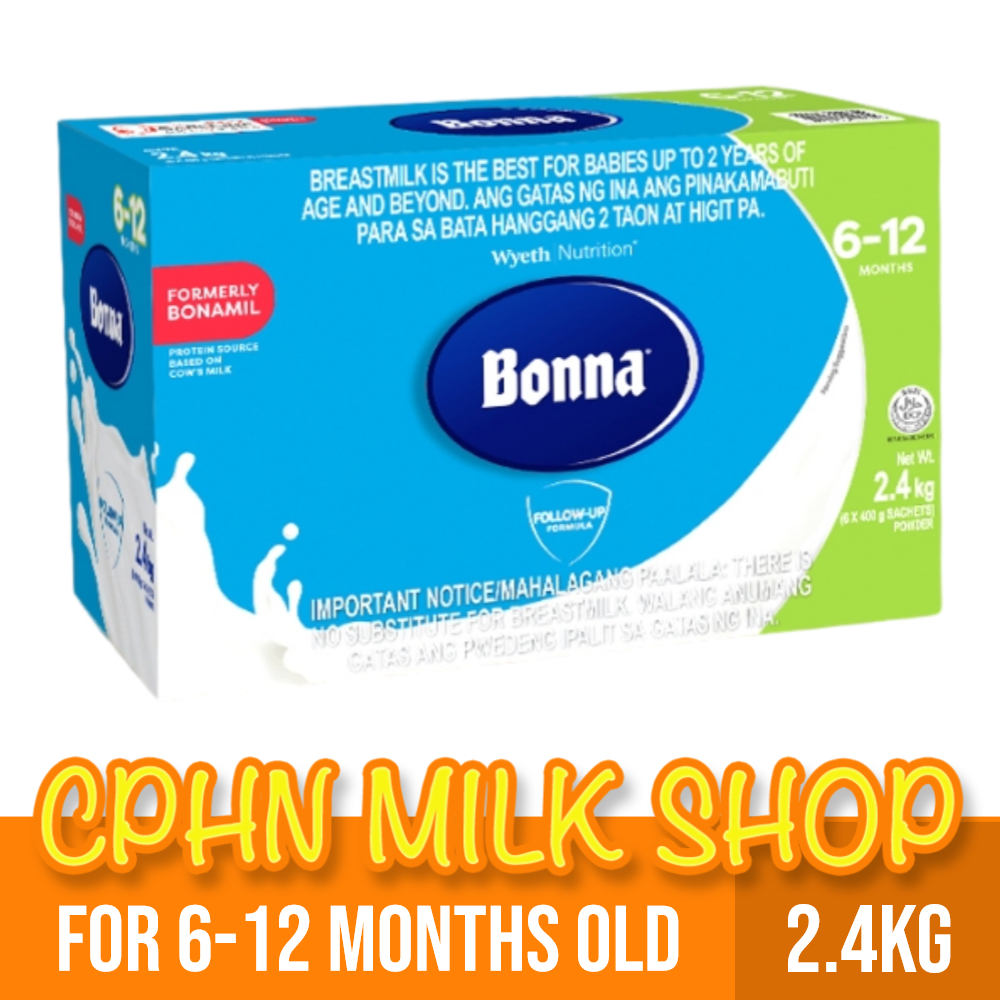 BONNA 2.4kg for 6-12 Months Old Milk Supplement (formerly BONAMIL)