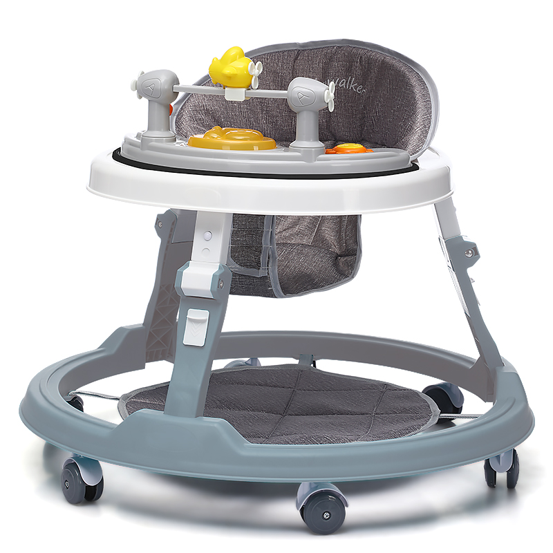 Baby Walker Infant Toys Foldable Walker Stroller For Baby Boy And Girl With Foot Pad
