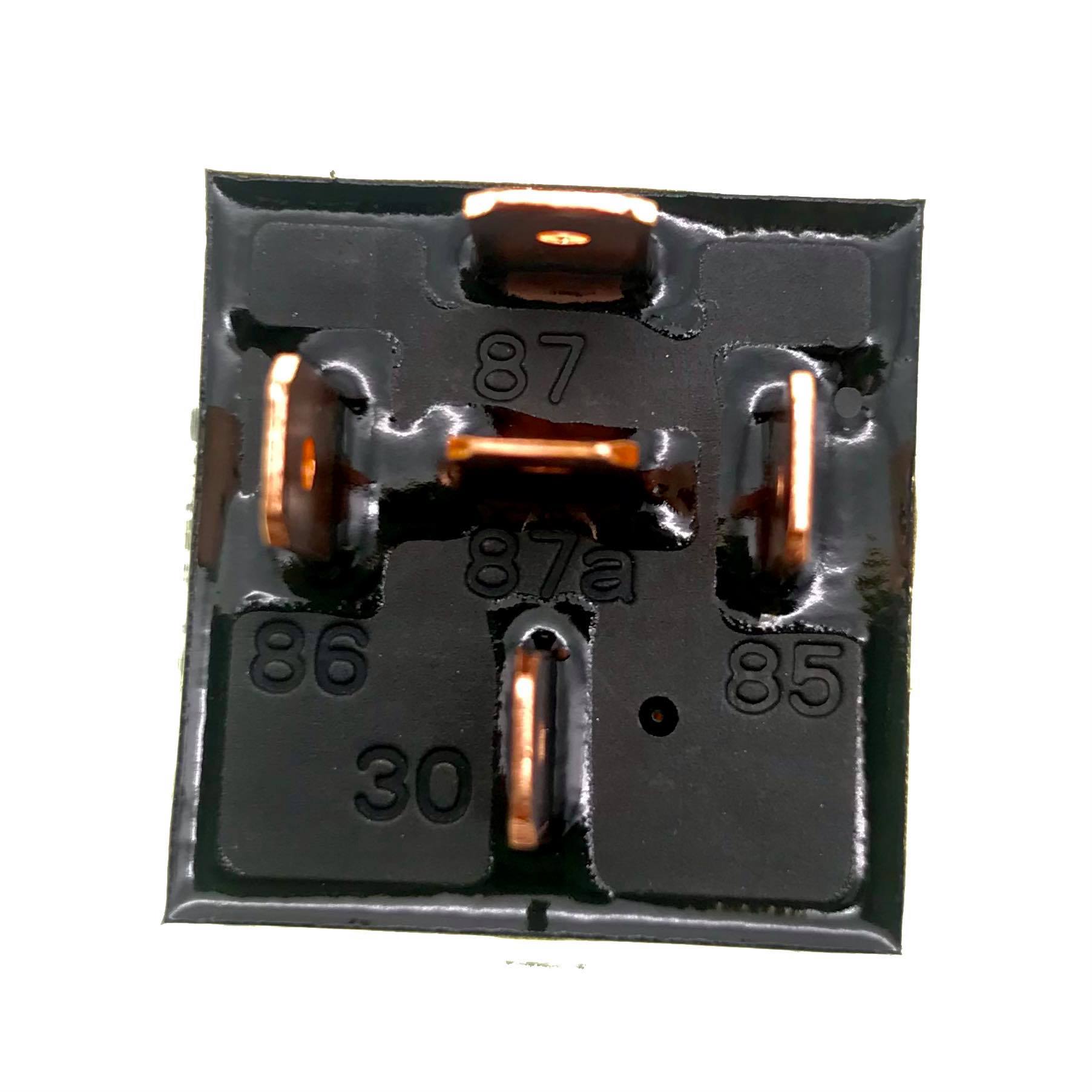 Motorcycle CD12F 12VDC80A 5Pin Transparent Horn Relay & Horn Relay