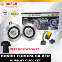 BOSCH EUROPA SILVER W/ RELAY AND SOCKET - 2 PCS