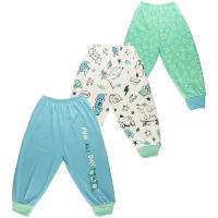 Teeter Totter 3-piece Boy 2 to 5 year olds Cotton Pajama Pants with Leg Band (Skater Dogs) 3in1 pack
