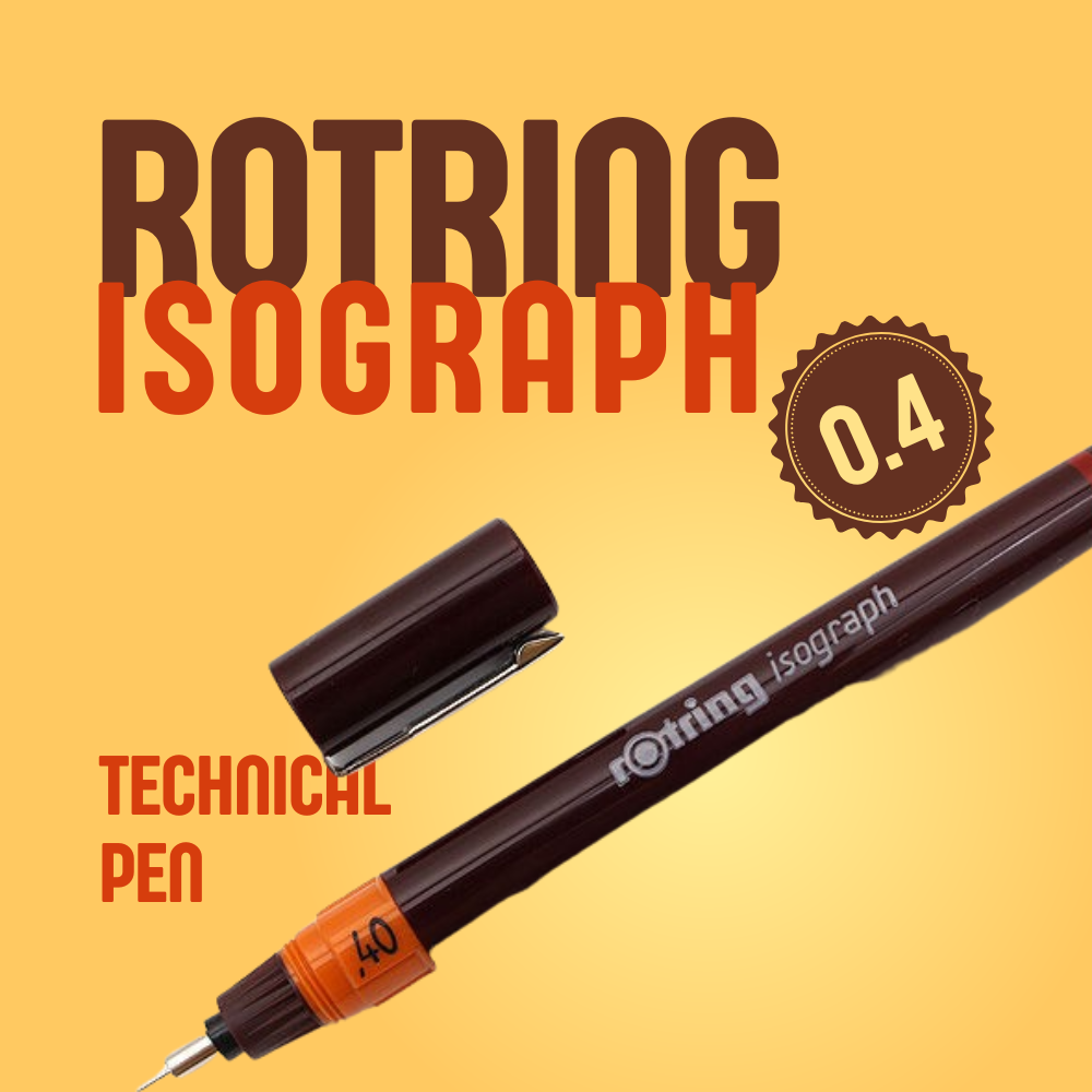 Rotring Isograph 0.40mm Technical Drawing Pen