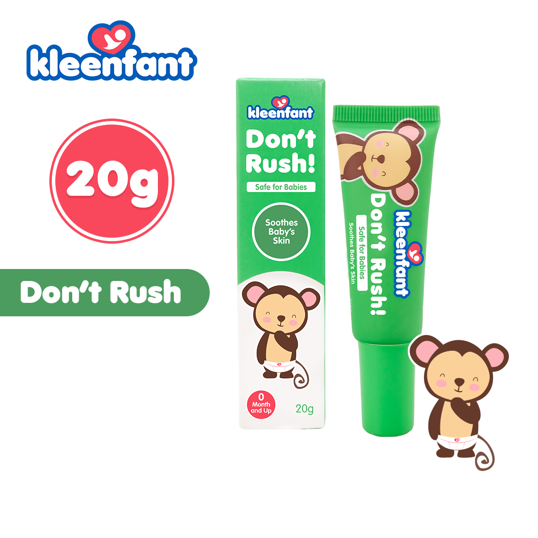 Kleenfant Dont Rush (20g) Hypoallergenic Baby Needs Skin Care for Babies Nappy Rashes with Aloe Vera for Newborn