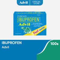 Advil Liquigel Ibuprofen 100s for Stronger Fever & Pain Relief than Paracetamol