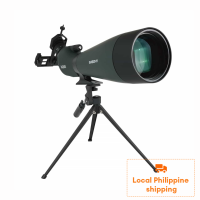 SVBONY SV28 High Power Spotting Scope Monocular 15-45x50/20-60x60/25-75x70/20-60x80mm Zoom with Phone Adapter and Tripod Waterproof Angled Eyepiece Bak4 Prism  Monocular Telescope for Bird-watching and Moon-watching