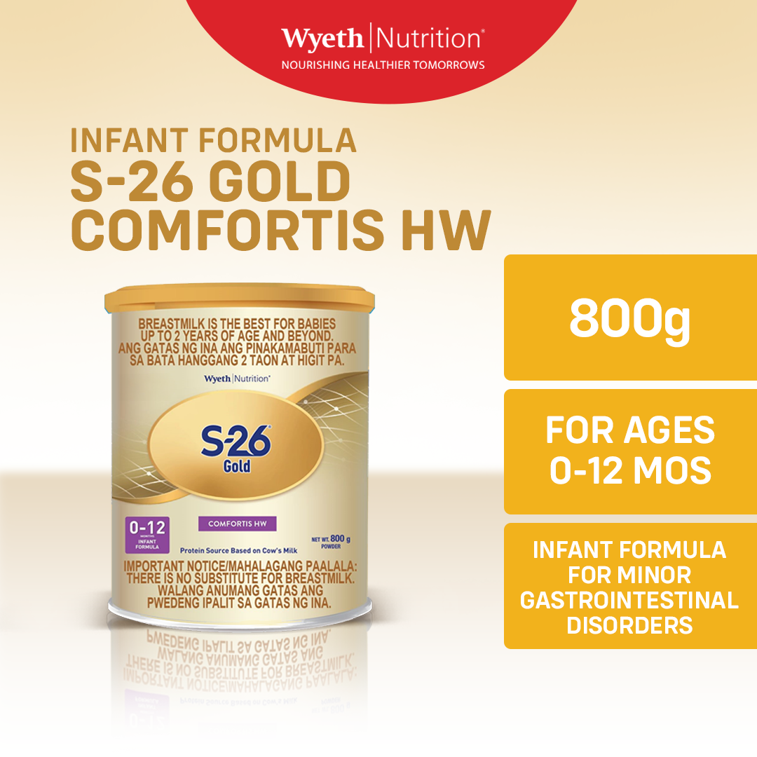 S-26 GOLD COMFORTIS HW Infant Formula Milk Powder for 0-12 Months Old 800g