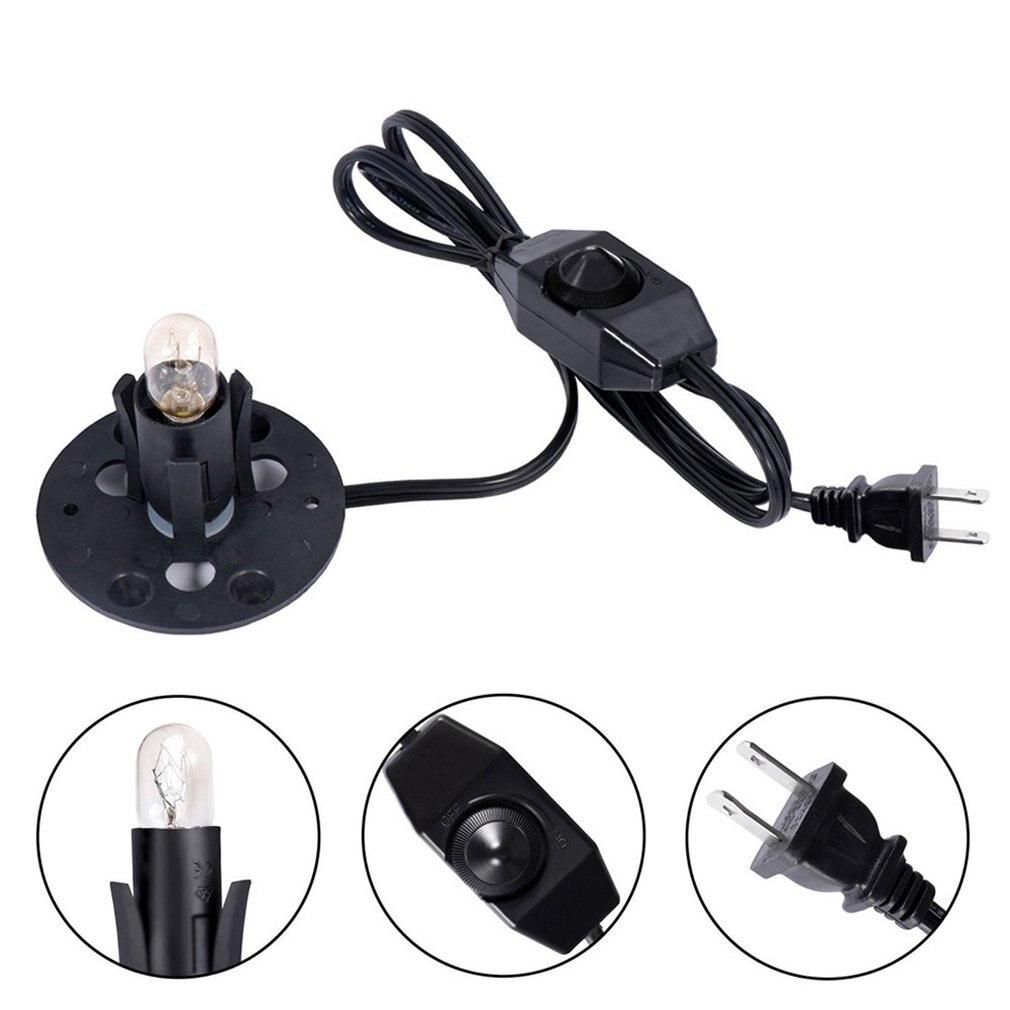Original Power Cord with Dimmer for HImalayan Salt lamp 1.8m 2A Dimmer Large Base WITH FREE BULB