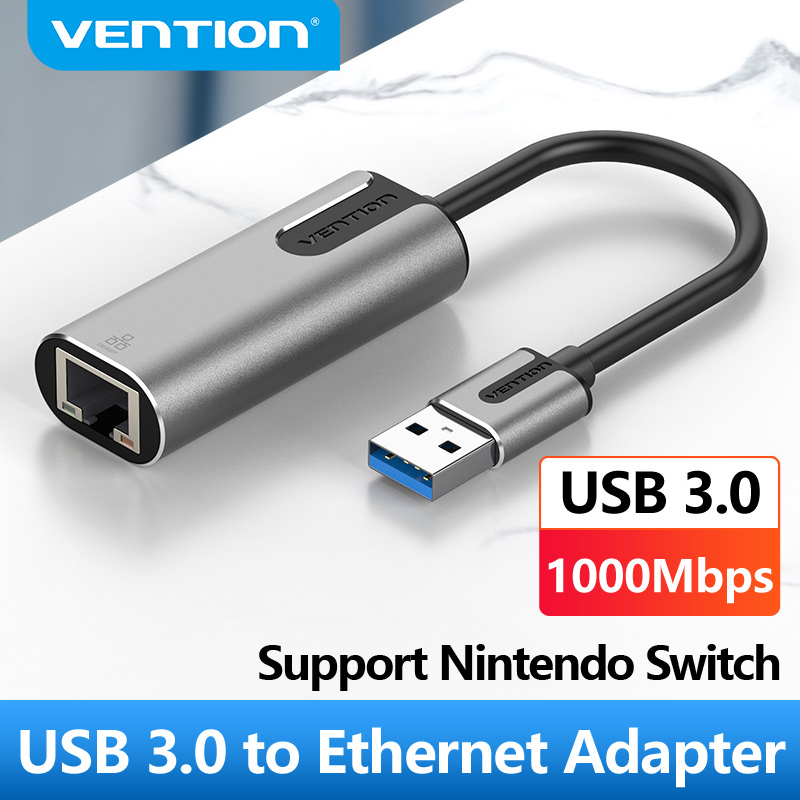 Vention usb để bộ chuyển đổi lan usb 3.0 2.0 bộ chuyển đổi ethernet usb để rj45 chuyển đổi lan bộ chuyển đổi cho laptop lan đầu nối usb bộ chuyển đổi nintendo usb để rj45 usb lan chuyển đổi