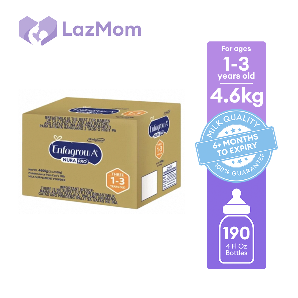 Enfagrow A+ Three Nurapro 4.6kg Milk Supplement Powder for 1-3 Years Old