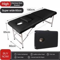 LIVEOUTER Bed Frame Single Bed Foldable Sturdy Comfortable Spa Facial Portable Bed Massage