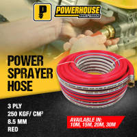 POWERHOUSE 3 PLY Pressure Washer Power Sprayer Hose 8.5MM for Belt Type Original Heavy Duty 10m / 15m / 20m / 30m PHI