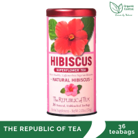 The Republic of Tea Natural Hibiscus 36 Teabags