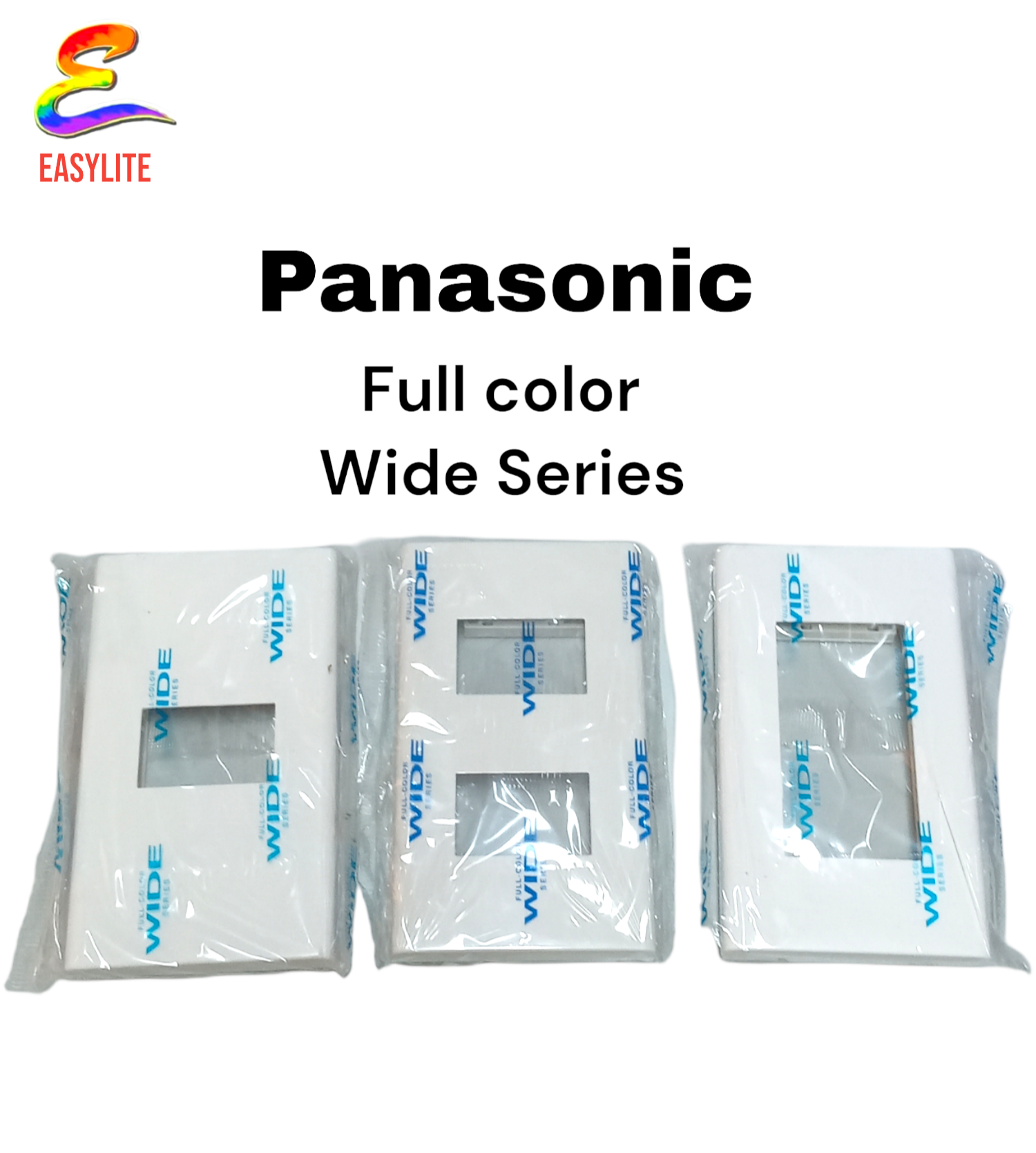 Panasonic WTL7003HK Outlet Plate – 1 Gang, Matte Gray, For 3 Pieces
