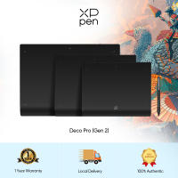【Local Delivery】XPPen Deco Pro (Gen 2) Series Graphics Drawing Tablet with X3 Pro stylus 16384 Pressure Levels  support Wired & Wireless Support bluetooth  with a Wireless Shortcut Remote  large work area 9x 6 inch  11x 7 inch 15 x 9 inch