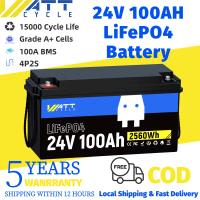 WattCycle 12V 100Ah LiFePO4 Pro Battery Group 31 Size 110A Intelligent BMS Ideal AGM Replacement 40% Lighter 75% Smaller 30X Cycles 3X Lifespan 1-Hour Fast Charging Anti-Vibration Supports Series Parallel for Storage Power Stations