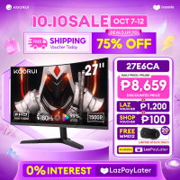[3YRS WARRANTY] KOORUI 27E6CA 27 Inch 180Hz FHD Adaptive Sync 99% sRGB HDMI/DP / 24E6CA 24 Inch VA Curved Gaming Monitor – R1500 FHD 165Hz Gaming Monitor Computer PC Curved Design Monitor