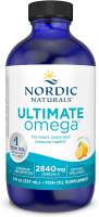 Nordic Naturals Ultimate Omega Lemon Flavor - 1280 mg Omega-3-180 Soft Gels - High-Potency Omega-3 Fish Oil with EPA & DHA - Promotes Brain & Heart Health - Non-GMO - 90 Servings