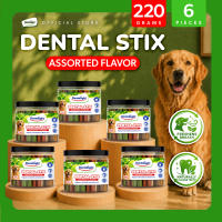 SAVERS PACK x6 Dentalight Assorted Dental Chicken Calcium Milk Seaweed 20pc Dog Treat