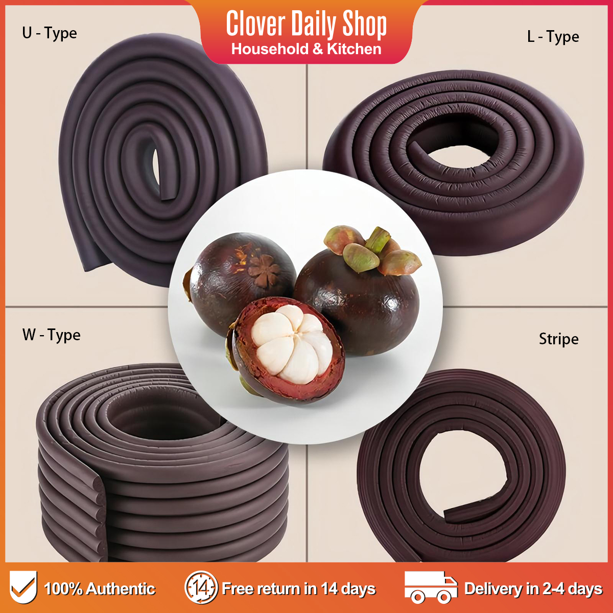 Soft Foam Edge Protector for Baby Proofing Anti-Collision Corner Guard Strip with Adhesive Baby Safety Edge Bumper Guard