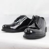 GIBSONS RUBBERSOLE WETLOOK CHAROL BLACK MEN CUT SIZE GOA SHOES (unisex)