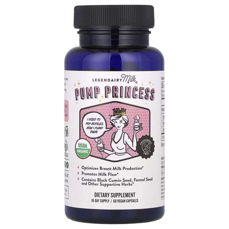 Legendairy Milk Pump Princess 60 Vegan Capsules 412