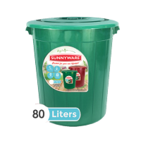 1pc 80L Water Container w/ Cover DELUXE 80L Water Container w/ Cover  [ Sunnyware 9880 ]